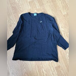 Gymshark Black Long Sleeve Shirt